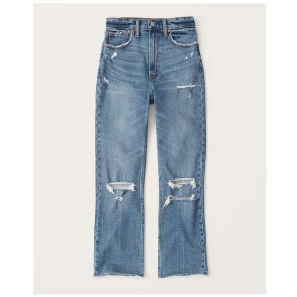 Abercrombie & Fitch Denim - EUC Abercrombie Ultra High Rise Ankle Straight Jean 26L